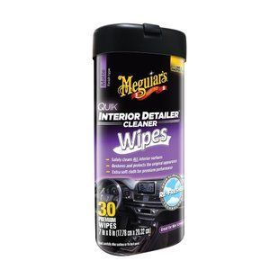 Meguiar's Quik Interior Detailer Cleaner 18х23 см. 30 шт. &mdash; серветки для швидкого очищення салону G13600 фото
