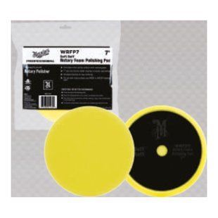 Meguiar's Rotary Foam Polishing Pad 7" 178 мм. жовтий &mdash; полірувальний круг cередньої жорсткості WRFP7 фото