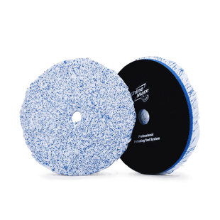 Полірувальний круг-пад мікрофібровий ShineMate 134MM MICROFIBER PAD BLUE ріжучій (T100) 40093 фото