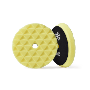 Полірувальний круг-пад поролоновий ShineMate 6" BLACK DIAMOND YELLOW середньо-жорсткий з рельєфом (T80) 40101 фото