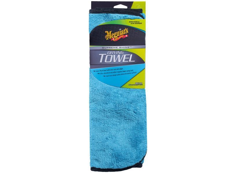 Meguiar's Supreme Shine Drying Towel 39,37x54,61 см. синій &mdash; рушник мікрофібровий для сушки X210100 фото