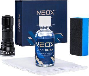 POLYTOP NEOX&reg; Glaze Ultra SET 50 ml - керамічне покриття для ЛКП, Пластика та Плівок DS-8595_Polytop фото
